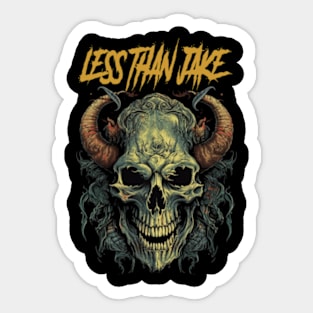 LESS THAN JAKE MERCH VTG Sticker